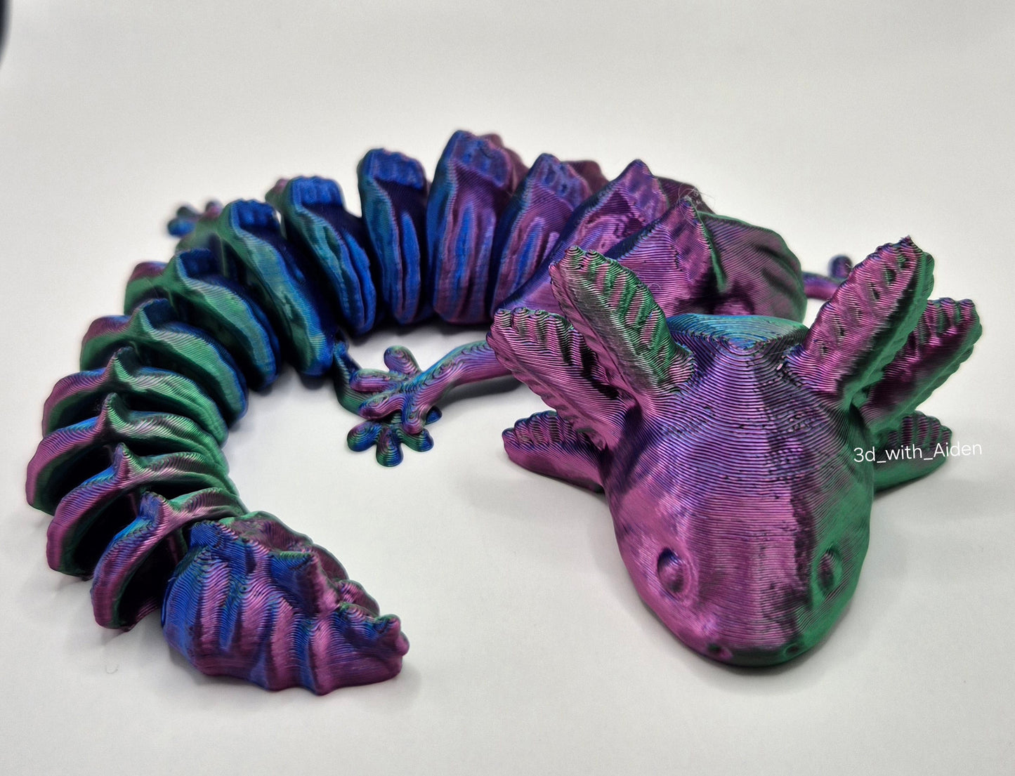 ARTICULATED AXOLOTYL  -3D207